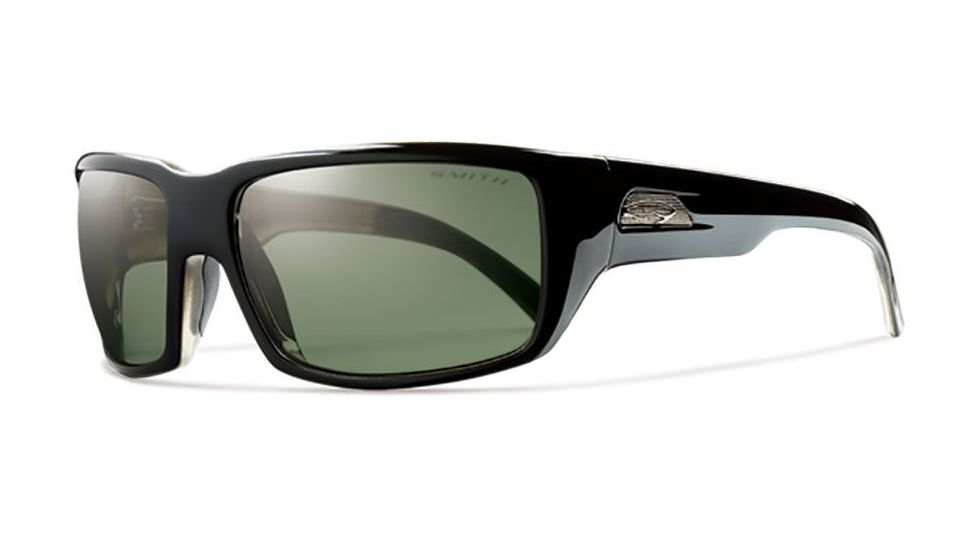 Smith Touchstone Sunglasses with Black Frames and Polarized Gray Green Lenses TSGPGYBK