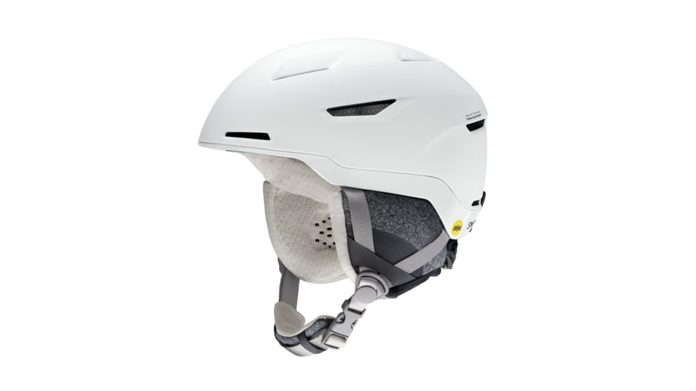 Smith Vida Mips Helmet, Matte Satin White, Medium, E0051029Z5559