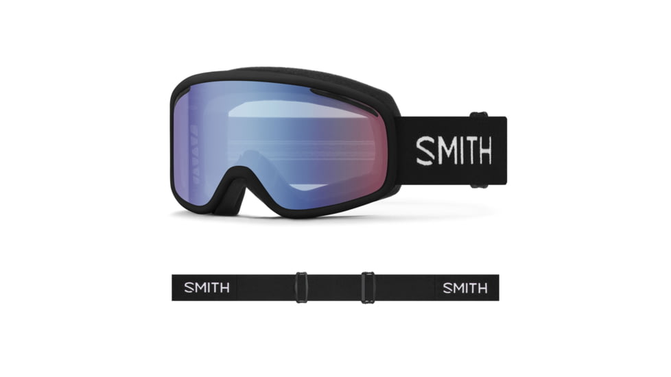 Smith Vogue Goggles, Blue Sensor Mirror Lens, Black, M007592QJ99ZF