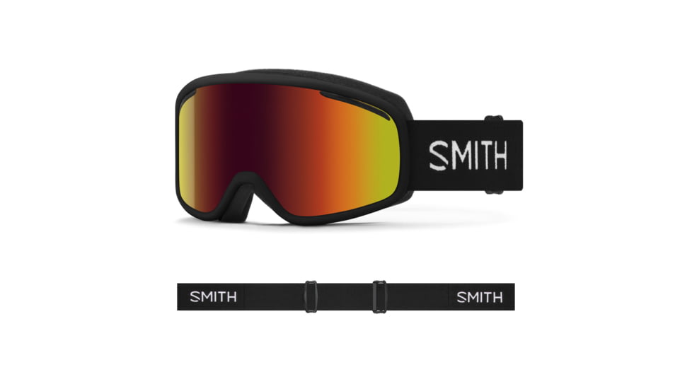 Smith Vogue Goggles, Red Sol-X Mirror Lens, Black, M007592QJ99C1