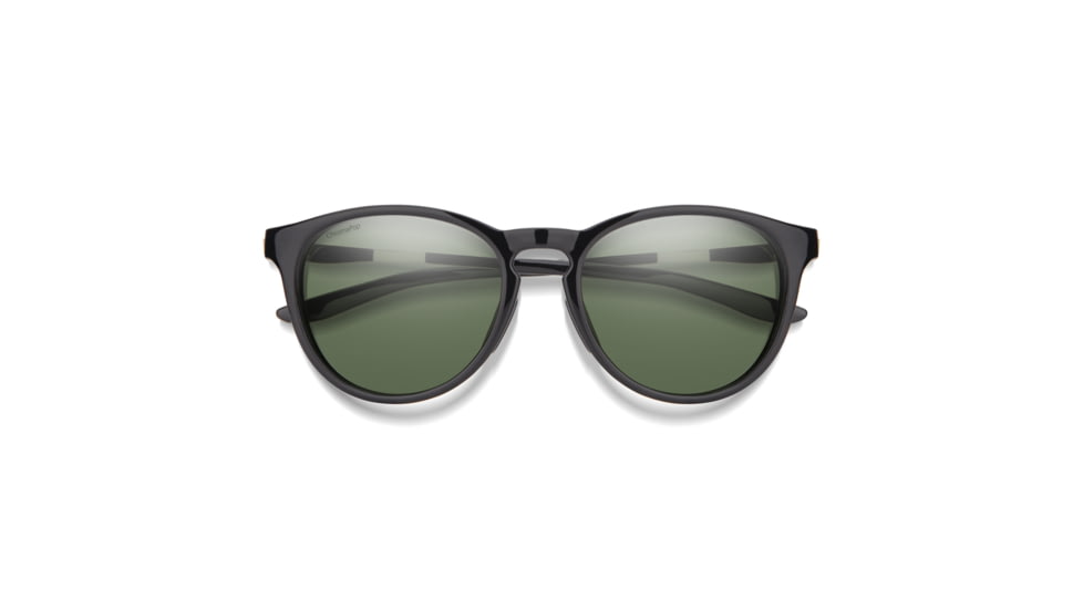 Smith Wander Sunglasses, Black Frame, ChromaPop Polarized Grey Green Lens, 20493180755L7