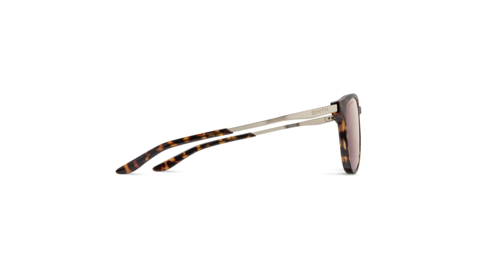 Smith Wander Sunglasses, Tortoise Frame, ChromaPop Polarized Rose Gold Mirror Lens, 204931086559V