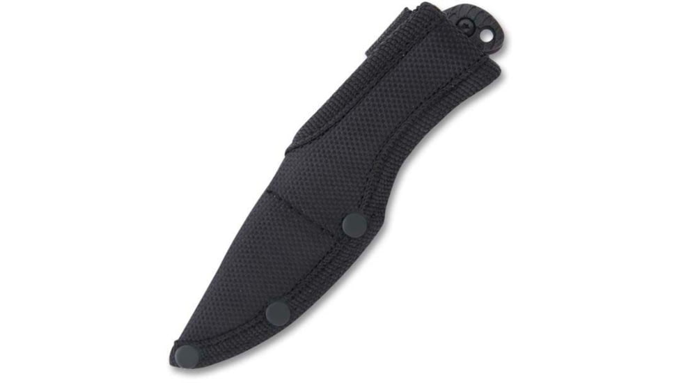 Smith &amp; Wesson Copperhead Small Fixed Blade Knives, 2.25 in, 7CR17MOV Stainless Steel, Black, Rubber, 1085953