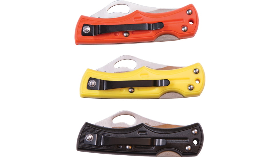 Smith &amp; Wesson Imperial 3-pack Folding Knives, 2.25 in, Stainless Steel, Clip Point, Plastic, 1085942