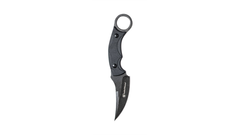 Smith &amp; Wesson Karambit Clip Point 3.75in Fixed Blade Knife, SW995