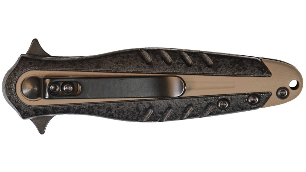 Smith &amp; Wesson Mpsh51fdecp Shield Dagger Blk/Fde Folding Knives, 2.625 in, 8Cr13MoV Stainless Steel, Aluminum, 1085895