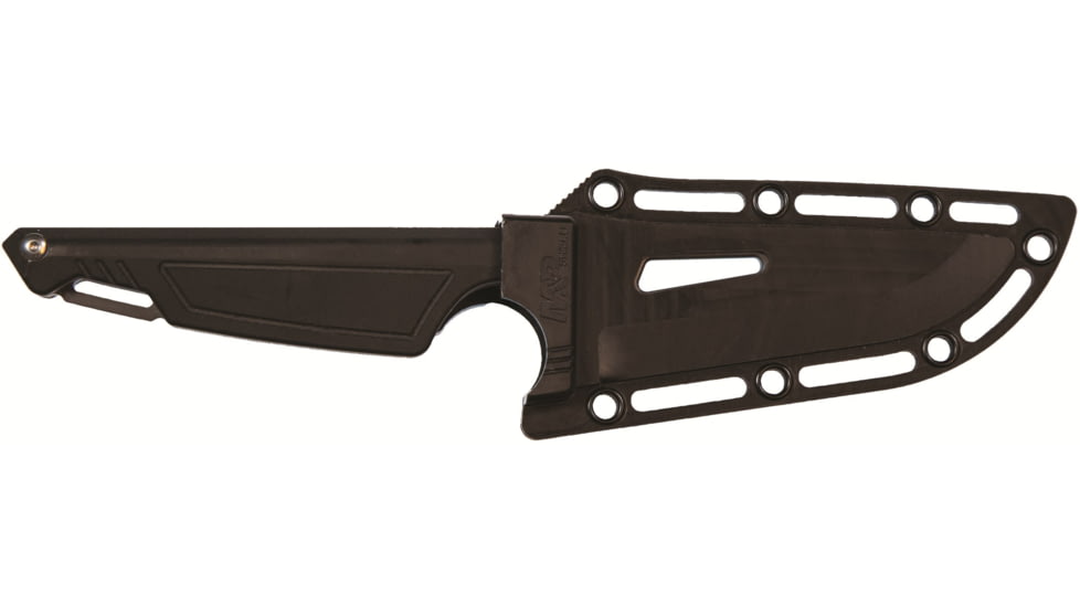 Smith &amp; Wesson MPSHF2CP Shield FB TI Fixed Blade Knives, Stainless Steel, Black, Polymer, 085879