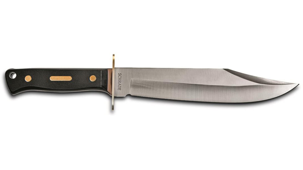 Smith &amp; Wesson Ot Bowie Folding Knives, High Carbon Stainless Steel, Bowie, Black, 1085938