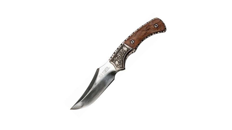 Smith &amp; Wesson Ot Classic Wood Sharpfinger Fixed Blade Knives, 7Cr17 Stainless Steel, Classic Wood, Wood, 1085952