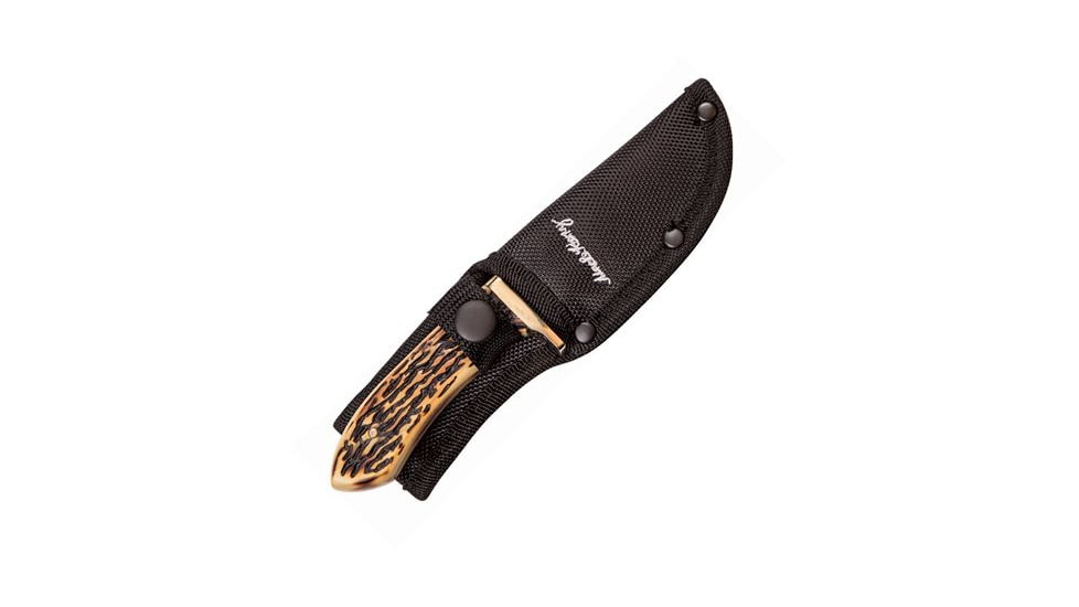 Smith &amp; Wesson Uh 3-pc Tin w/Fb Fixed Blade Knives, 5 in, Stainless Steel, Brown, Delrin, 1085954