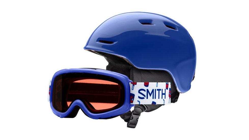 Smith ZOOM JR / GAMBLER COMBO, Youth Medium, BLUE, E006612375358