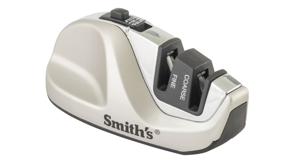 Smiths Adjustable Diamond Edge Grip Sharpener, Silver/Black, SP-51023
