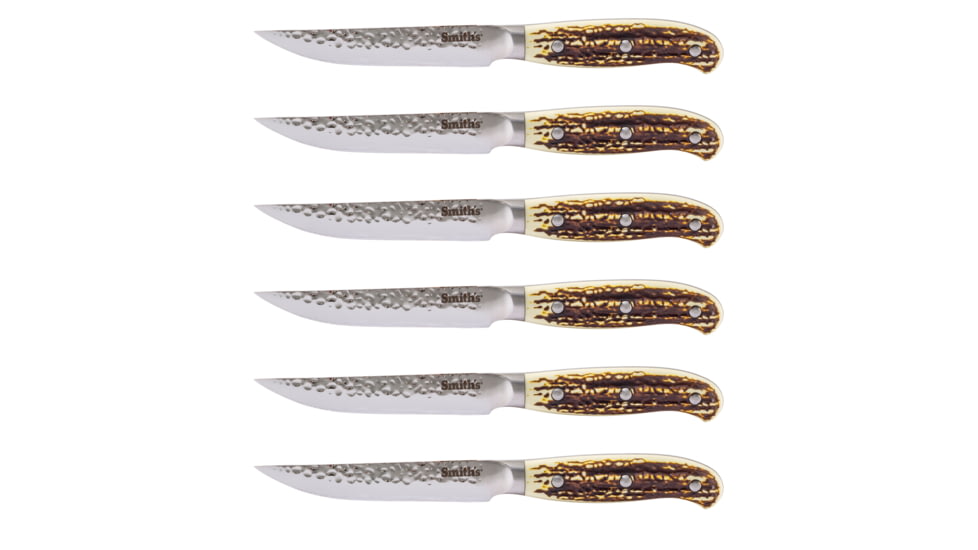 Smiths Cabin &amp; Lodge Cutlery 6-Pcs Steak Set, Stag, 51058