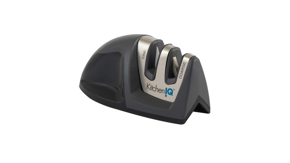 Smiths Deluxe Diamond Edge Grip Sharpener, Gray/Black, SP-50825