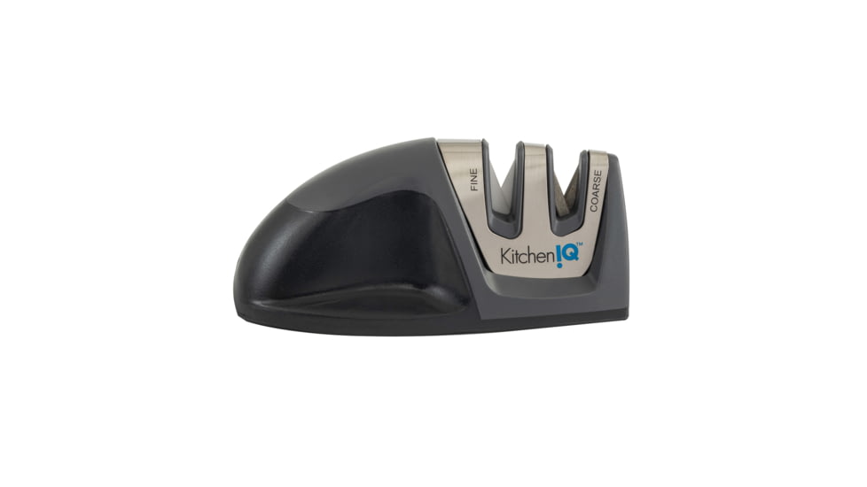 Smiths Deluxe Diamond Edge Grip Sharpener, Gray/Black, SP-50825