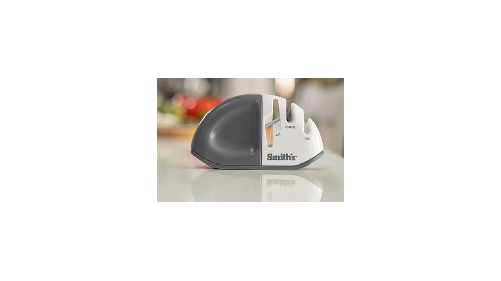 Smiths Diamond Edge Grip MAX Sharpener, Gray/White, SP-51003