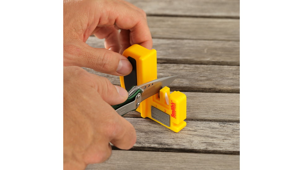 Smiths Fillet Knife &amp; Hook Sharpener, Orange, 50729