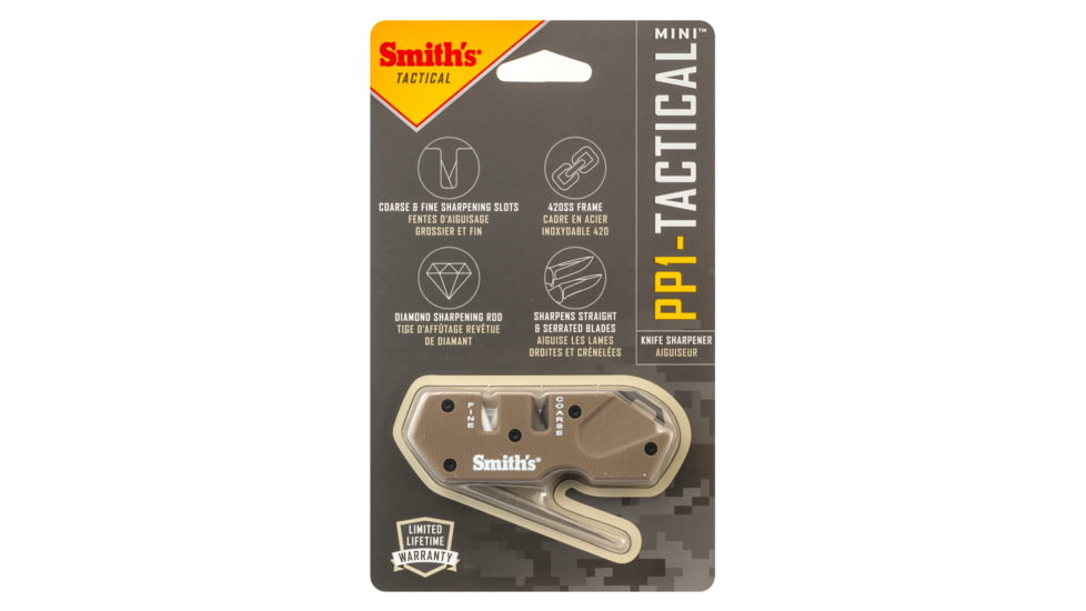 Smiths PP1-Mini Tactical Sharpener, Desert Tan, SP-50983