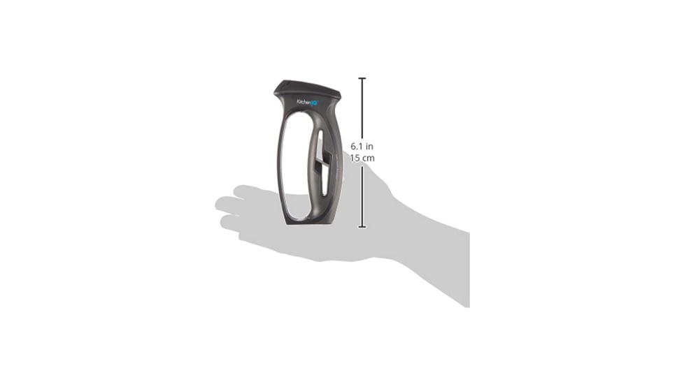 Smiths V-Slot Knife &amp; Scissor Sharpener, Black/Gray, SP-50000