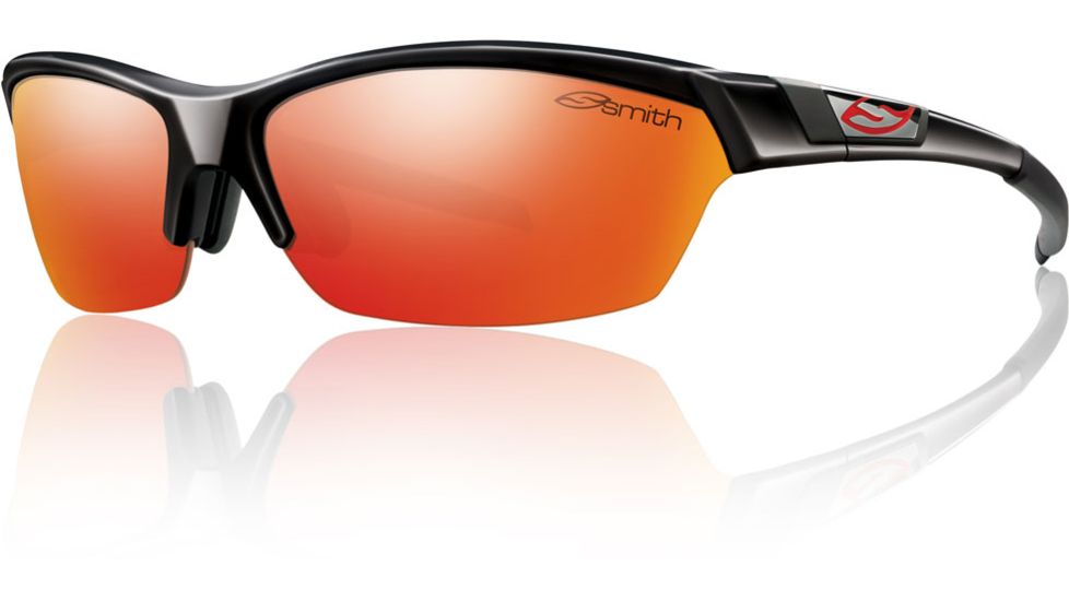 Smith Optics Approach Sunglasses - Black Frame w/ Red Mirror/Ignitor/Clear and APPCDMBK