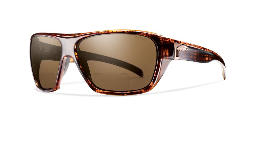 Smith Optics Chief +2.00 Sunglasses - Brown Linen Frame w/ Polarized Brown Lens CFBRBR200