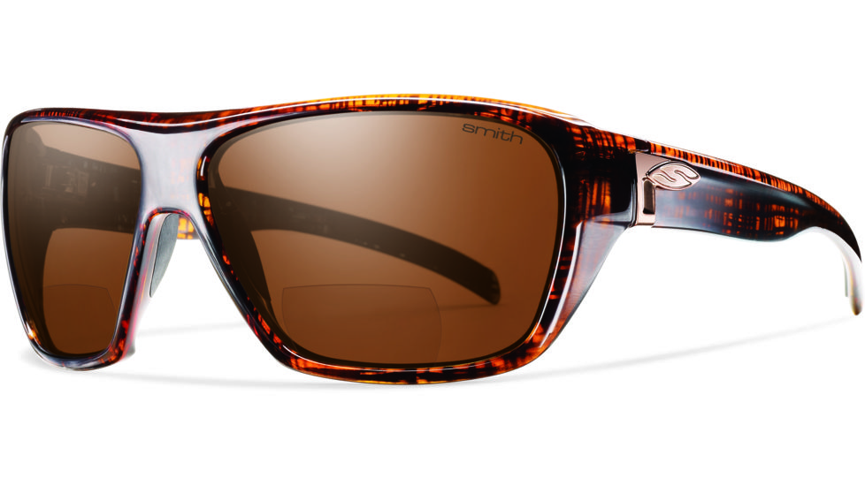 Smith Optics Chief +2.50 Sunglasses - Brown Linen Frame w/ Polarized Copper Lens CFBRCP250
