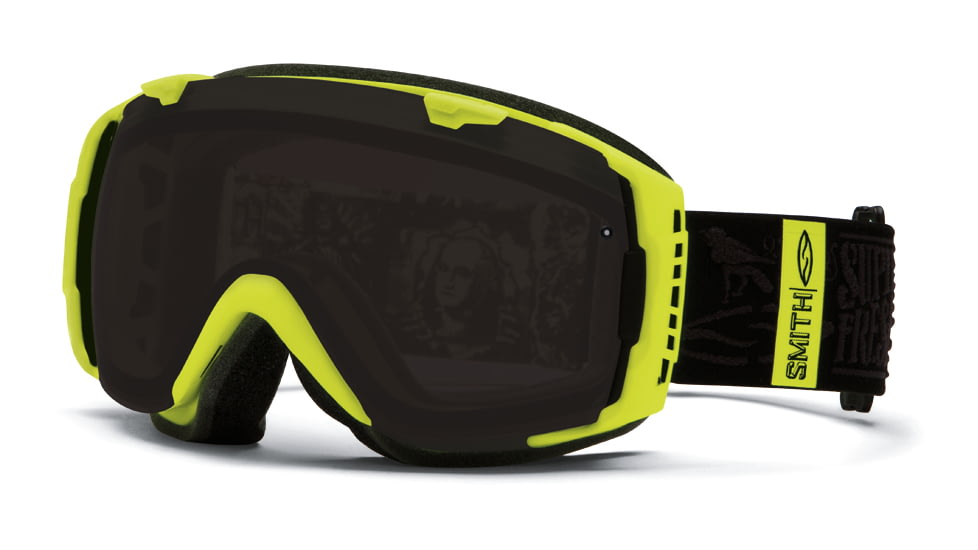 Smith Optics I/O Snow Goggles - Acid W3 Frame w/ Blackout and Blue Sensor Lens IO7BKAW13
