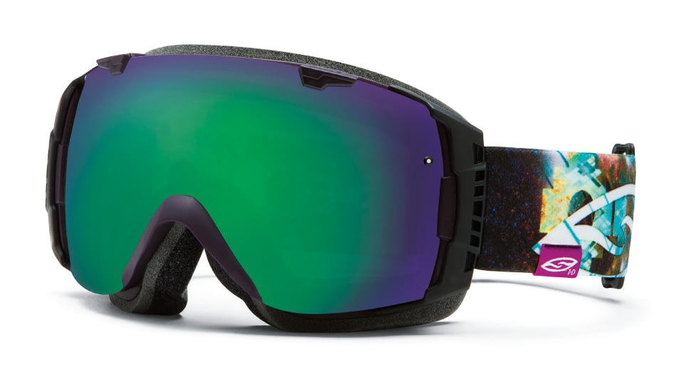 Smith Optics I/O Snow Goggles - Sage Chakana Frame w/ Green Sol X and Red Sensor Lens IO7NXSC13