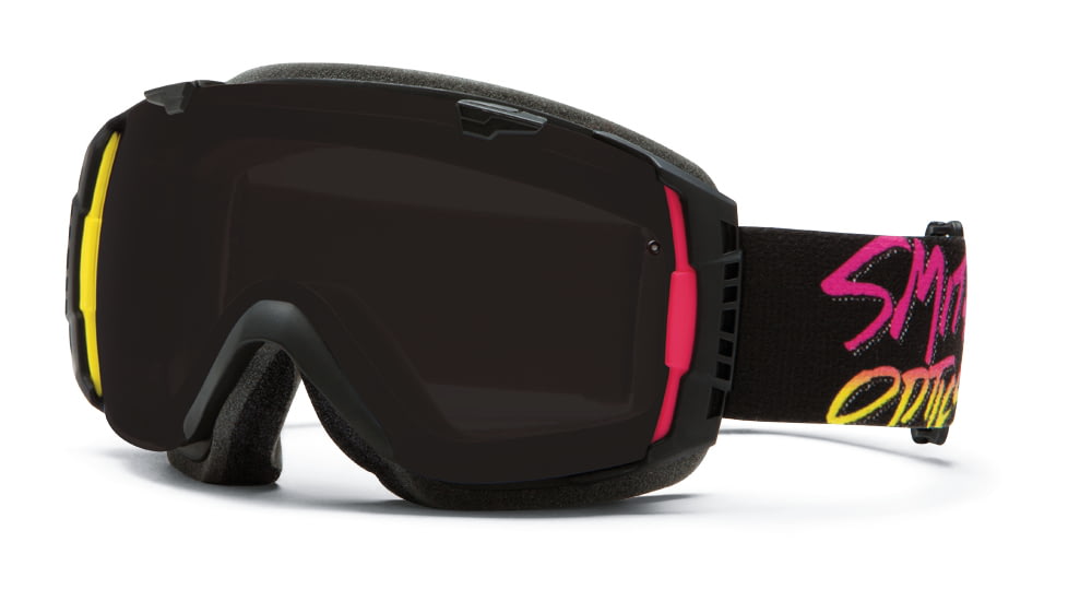 Smith Optics I/O Snow Goggles - Stay Rad Frame w/ Blackout and Red Sensor Lens IO7BKSR13