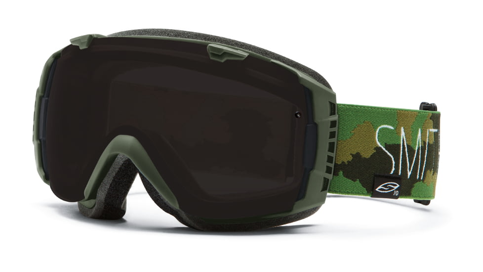 Smith Optics I/O Snow Goggles - Trilaboration Frame w/ Blackout and Red Sensor Lens IO7BKTR13