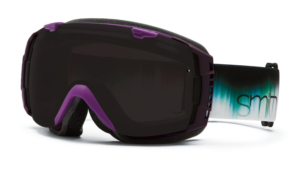 Smith Optics I/O Snow Goggles - Violet Ombre Frame w/ Blackout and Blue Sensor Lens IO7BKVR13