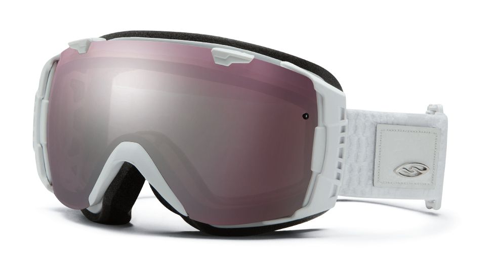 Smith Optics I/O Snow Goggles - White Danger Frame w/ Ignitor and Blue Sensor Lens IO7IWD13
