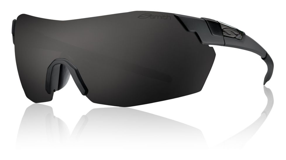 Smith Optics Pivlock V2 Max Sunglasses - Impossibly Black Frame w/ Blackout/Photo Ignitor/Clear Lens VWMNXBOIB
