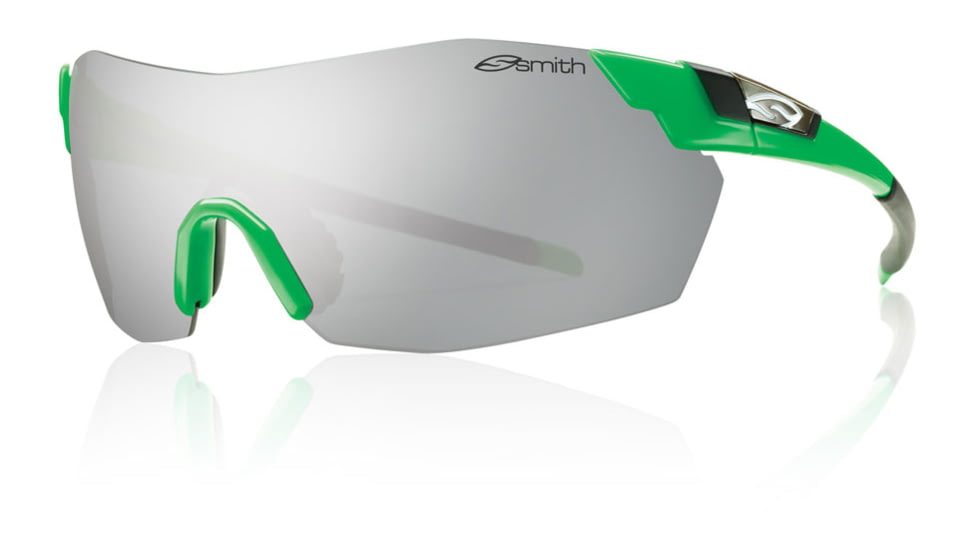 Smith Optics Pivlock V2 Max Sunglasses - Neon Green Frame w/ Super Platinum/Ignitor/Clear Lens VWMPCSPTNG