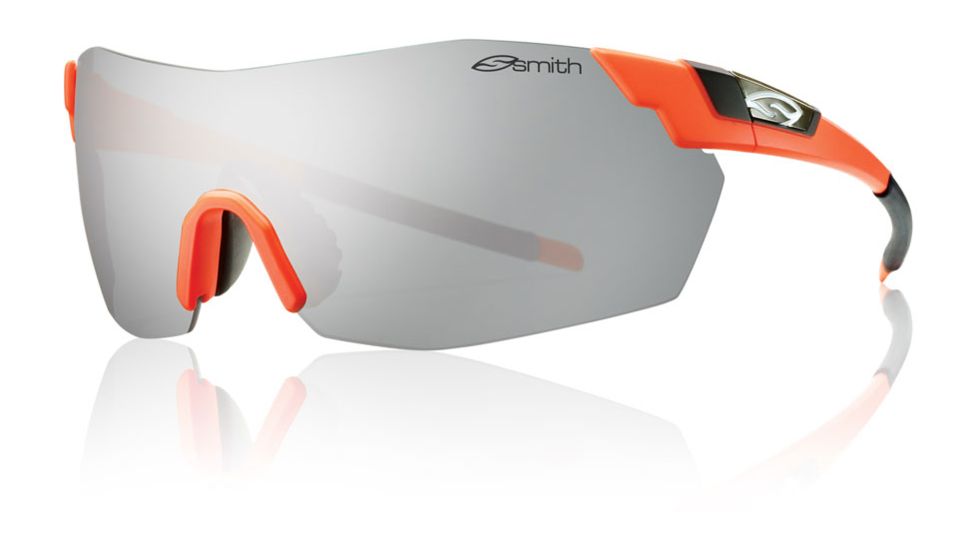 Smith Optics Pivlock V2 Max Sunglasses - Safety Orange Frame w/ Super Platinum/Ignitor/Clear Lens VWMPCSPTSO