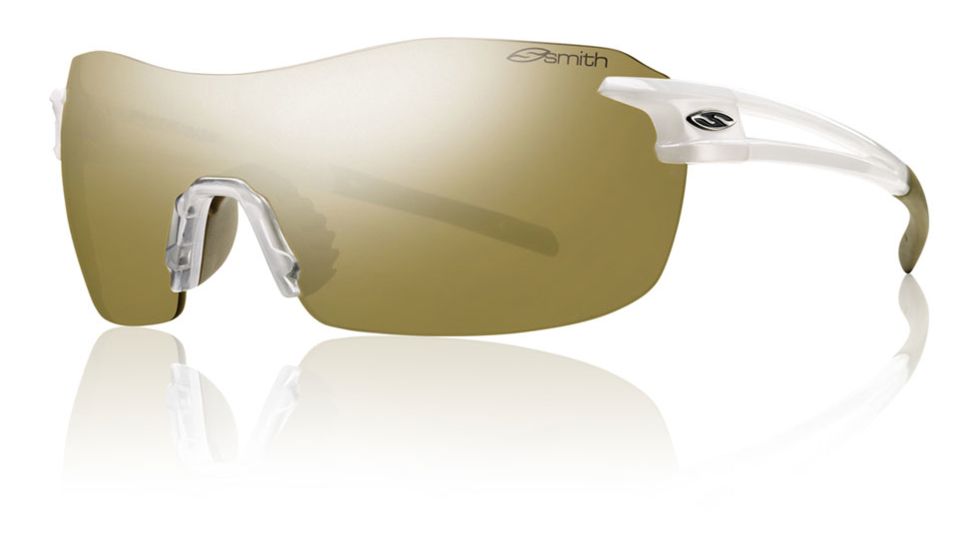 Smith Optics Pivlock V90 Max Sunglasses - Pearl Frame w/ Bronze Mirror/Ignitor/Clear Lens VMPCBRMPL
