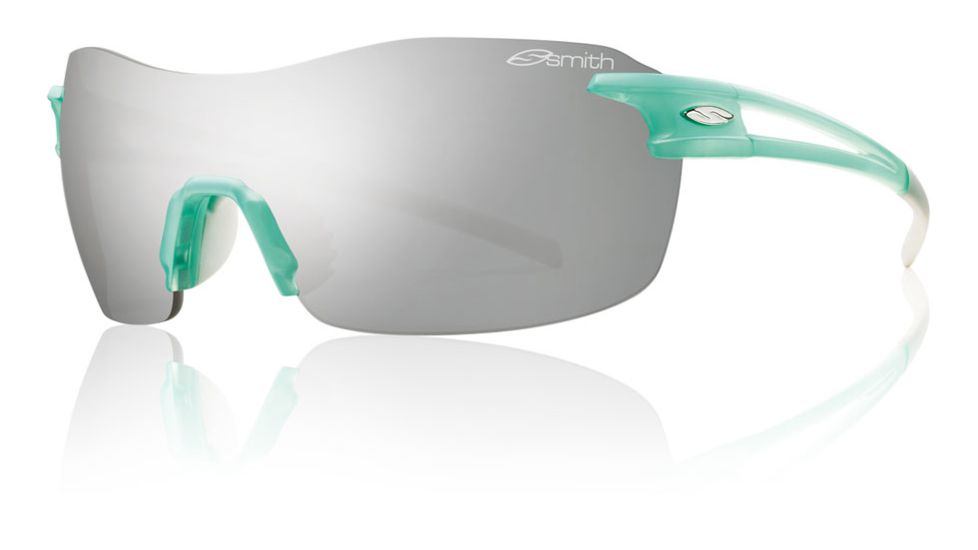 Smith Optics Pivlock V90 Max Sunglasses - Sea Glass Frame w/ Platinum/Ignitor/Clear Lens VMPCGYMSG