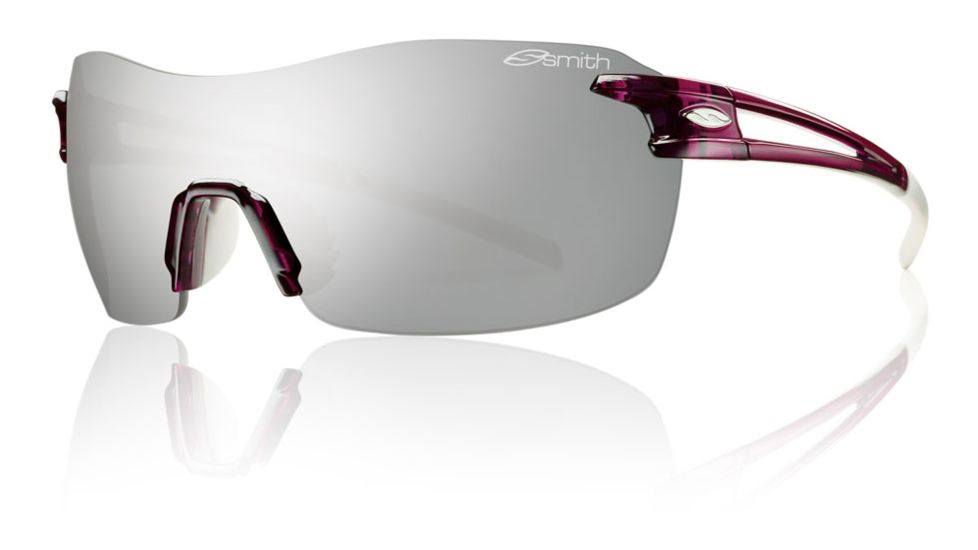 Smith Optics Pivlock V90 Max Sunglasses - Sugar Plum Frame w/ Platinum/Ignitor/Clear Lens VMPCGYMSP