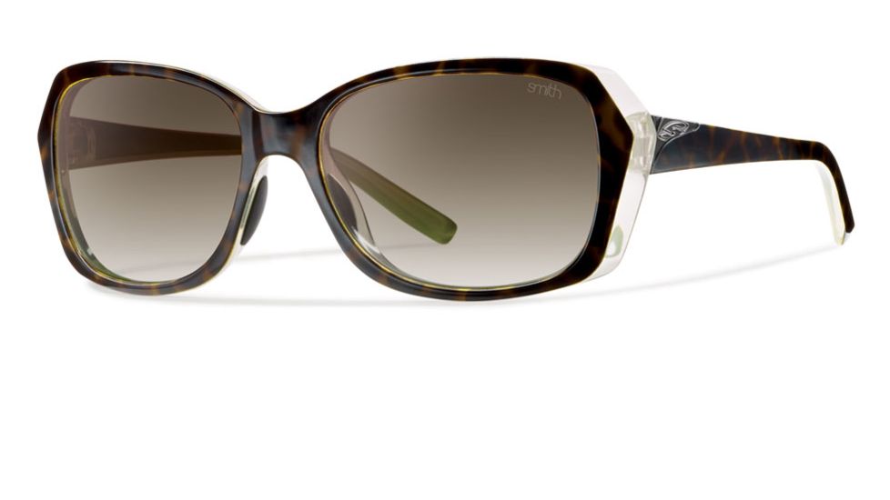 Smith Optics Womens Facet Sunglasses - Apple Tortoise Frame w/ Polarized Brown Gradient Lens FAPPBRGAT