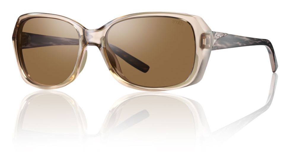 Smith Optics Womens Facet Sunglasses - Desert Rose Frame w/ Brown Lens FAPCBRDSR
