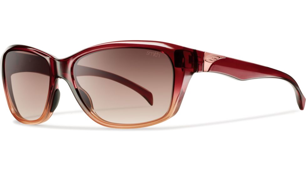 Smith Optics Womens Spree Sunglasses - Scarlet Fade Frame w/ Sienna Gradient Lens REPCSNGSF