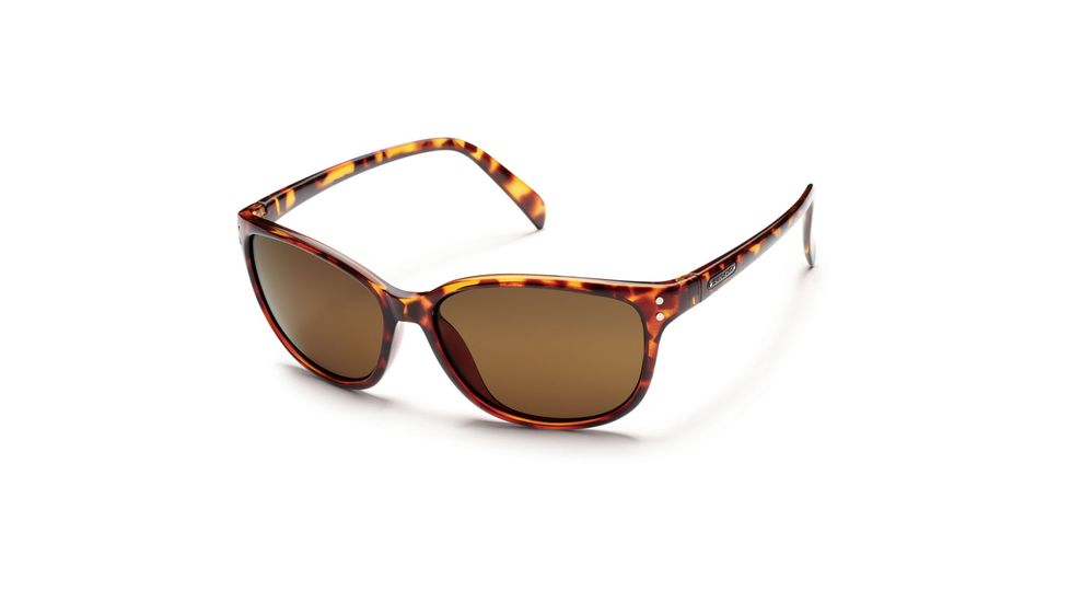 Suncloud Polarized Optics Flutter Sunglasses - Tortoise Frame and Brown Polarized Polycarbonate Lens S-FEPPBRTT