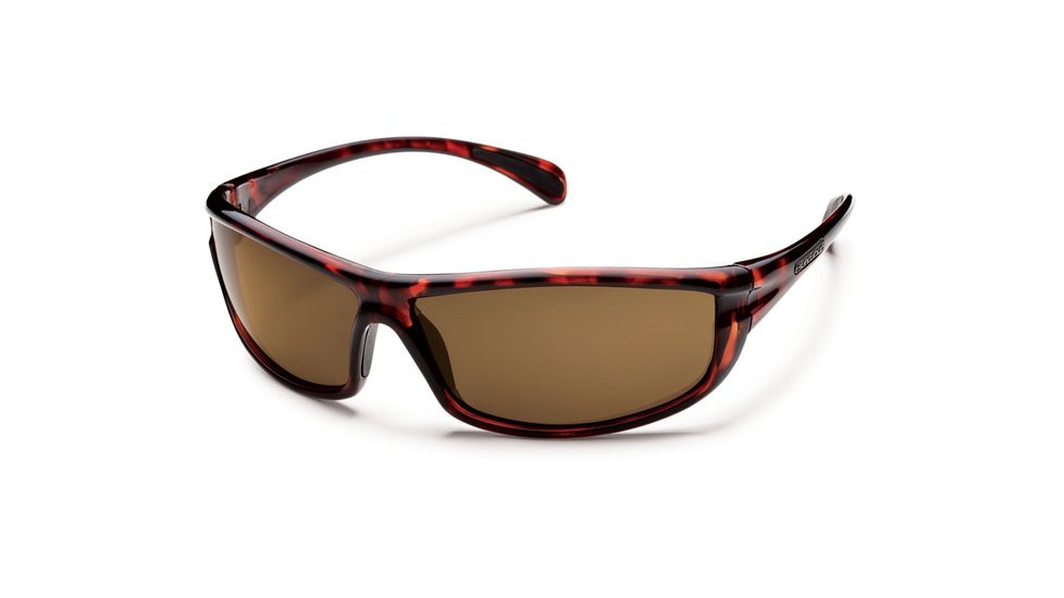 Suncloud Polarized Optics King  Sunglasses - Tortoise Frame and Brown Polarized Polycarbonate Lens S-KNPPBRTT