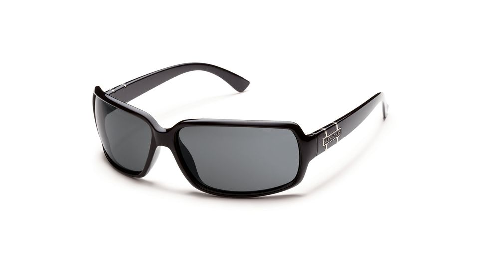 Suncloud Polarized Optics Poptown Sunglasses - Black Frame and Gray Polarized Polycarbonate Lens S-PPPPGYBK
