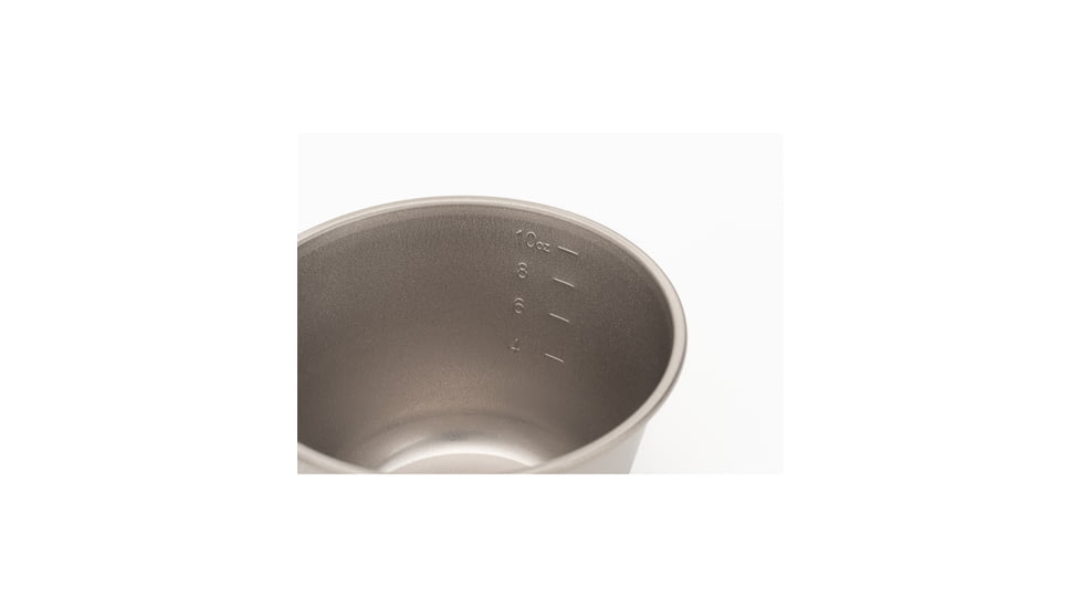 Snow Peak Deep Titanium Backpackers Cup with Lid, Titanium, One Size, E-314