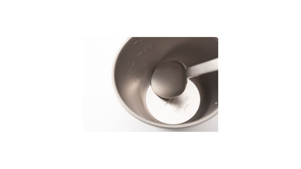 Snow Peak Deep Titanium Backpackers Cup with Lid, Titanium, One Size, E-314