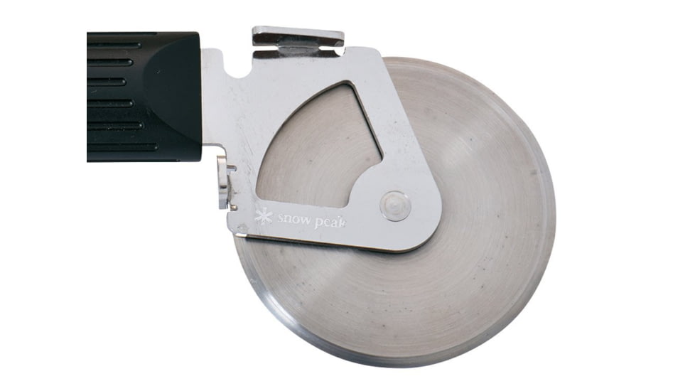 Snow Peak Field Pizza Cutter, Black/Steel, GK-025