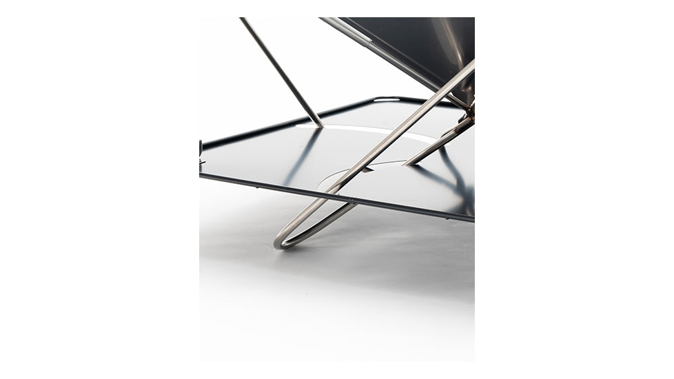 Snow Peak Fireplace Baseplate, XL, Black, ST-034BP