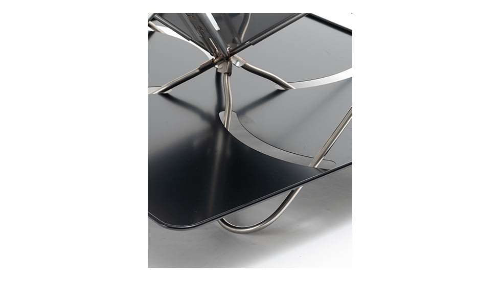 Snow Peak Fireplace Baseplate, XL, Black, ST-034BP