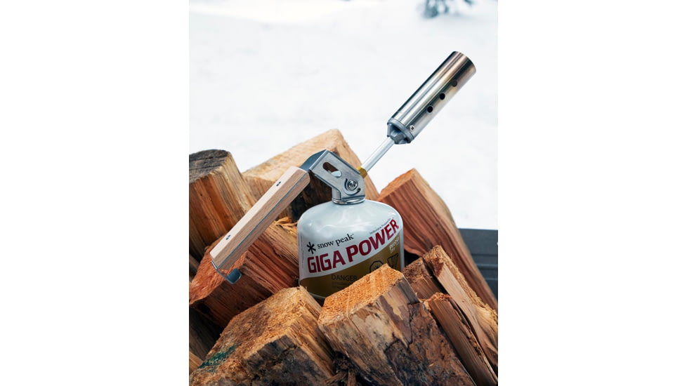 Snow Peak Folding Torch Lighter, Stainless Steel, GT-120